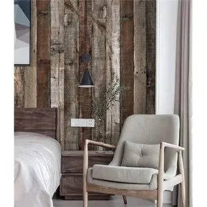 Wall Decor | Peel And Stick Wallpaper 177x 98ft Brownrust Red Barn Wood ...